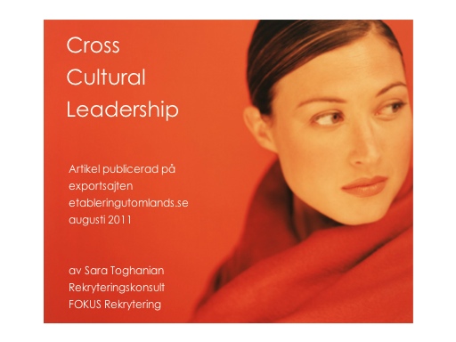 cross cultural leadership